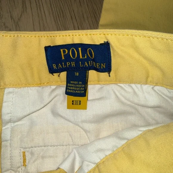 Polo by Ralph Lauren Yellow Kids Chinos - Picture 3 of 6